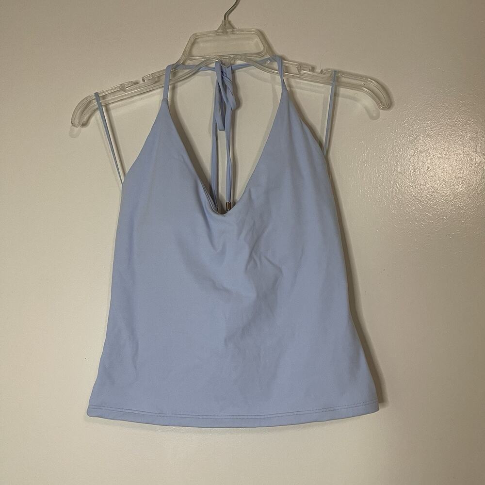 NEW! Abercrombie & Fitch blue halter padded tank top size Medium